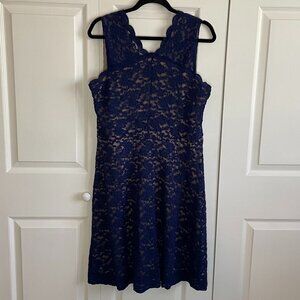 Lace Cocktail Dress - Size 14 - Like new.